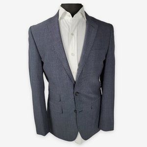 Egara Slim Fit Lightweight Men's Wool Blend 2 Button Blazer Sports Coat 38R